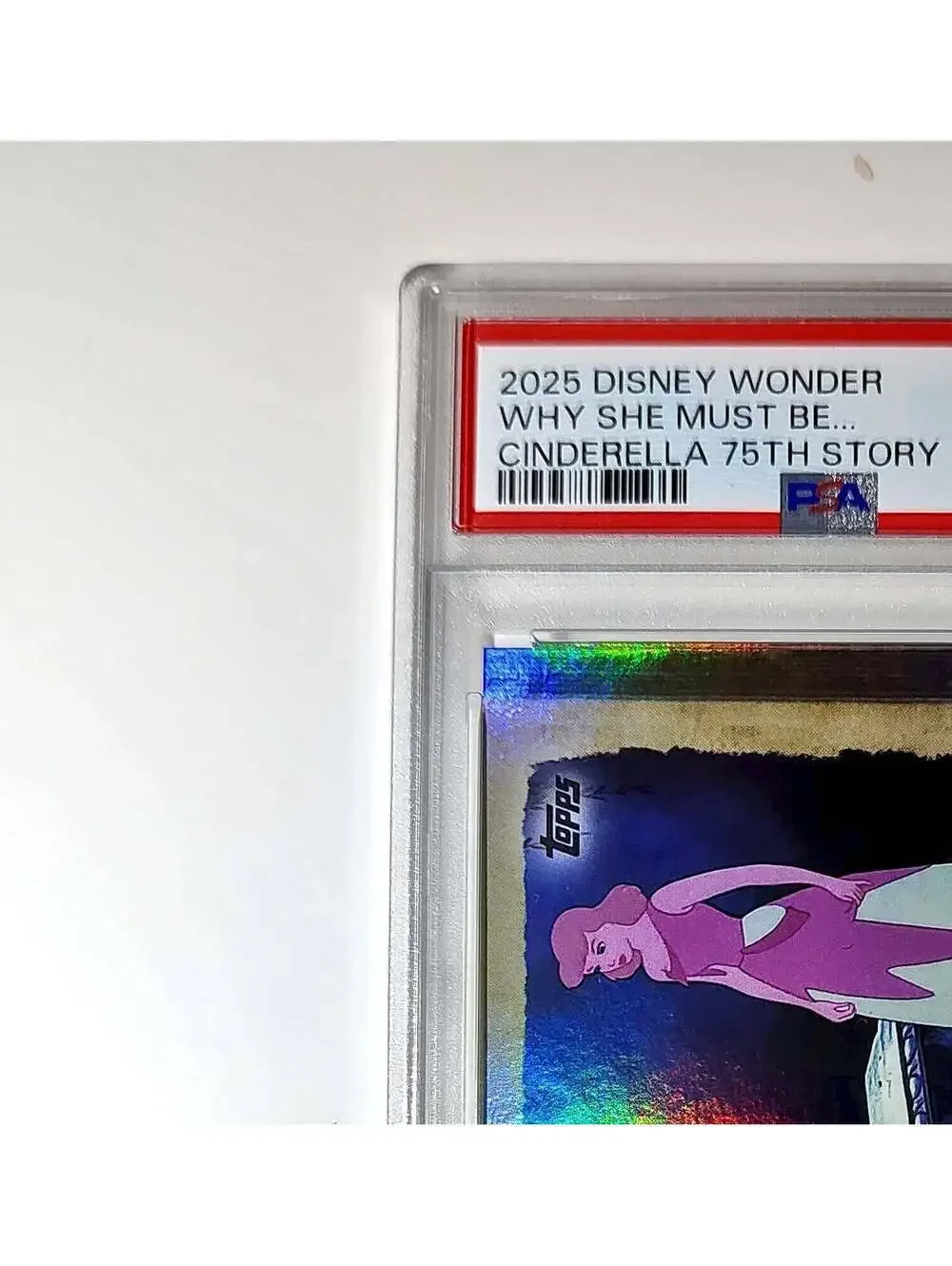 Why she must be… Cinderella's Fairy Godmother! 2025 Topps Disney #C75-12 PSA 10